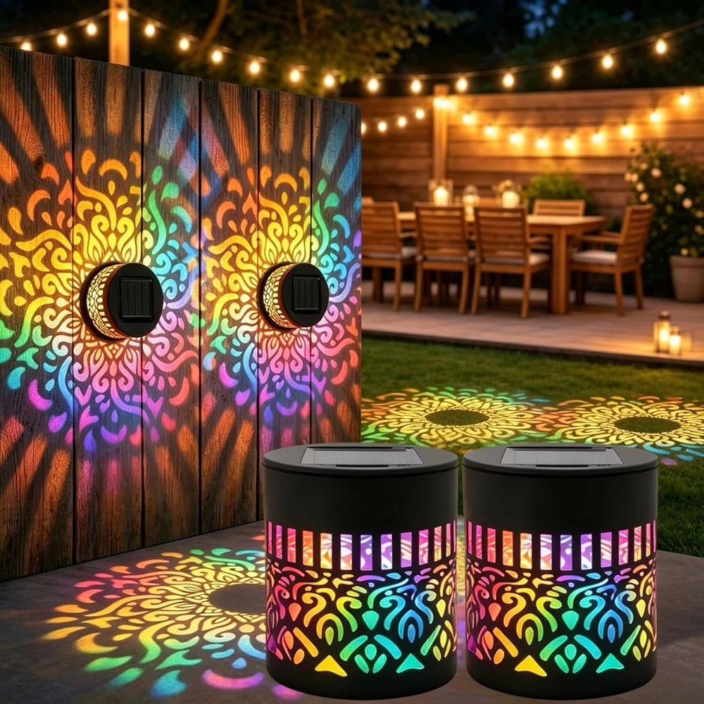 LUMINI SOLARE MANDALA PENTRU GRĂDINĂ